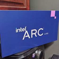 BRAND NEW SEALED LIMITED EDITION GAMING INTEL ARC A750 8 GB DDR6 GRAPHICS CARD