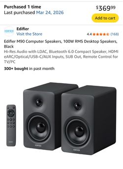 Edifier multi media speakers