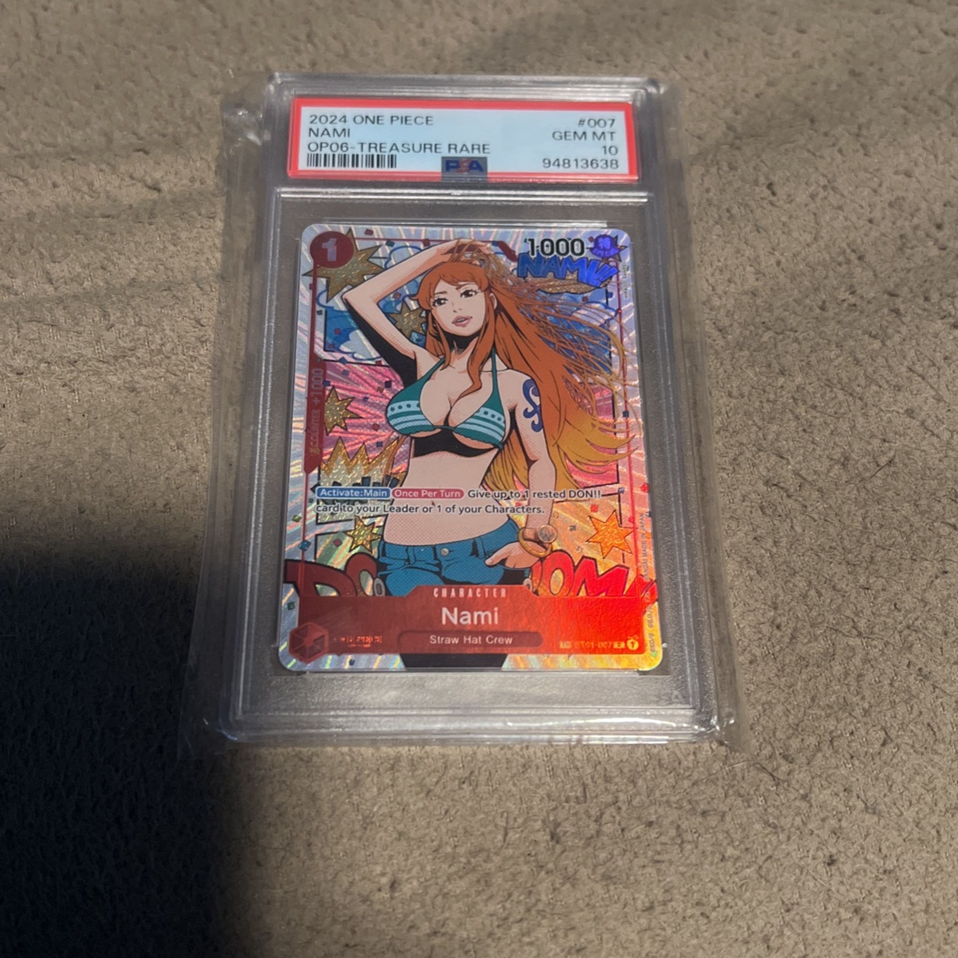 PSA 10 Nami Treasure Rare for Sale in Mcminnville, OR - OfferUp