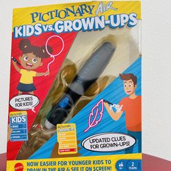 Pictionary Air Kids vs Grown-Ups Family Drawing Game, Links to Smart Devices, Gift for Kid, Family & Adult Game Night, Ages 6 Years & Older​ - Amazon 