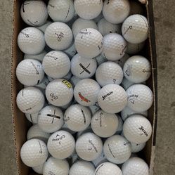 Golf balls, good condition.