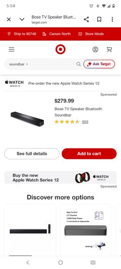 BOSE  TV SPEAKER