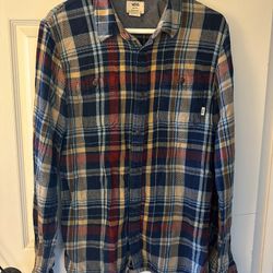  Vans Plaid Shirt Medium 