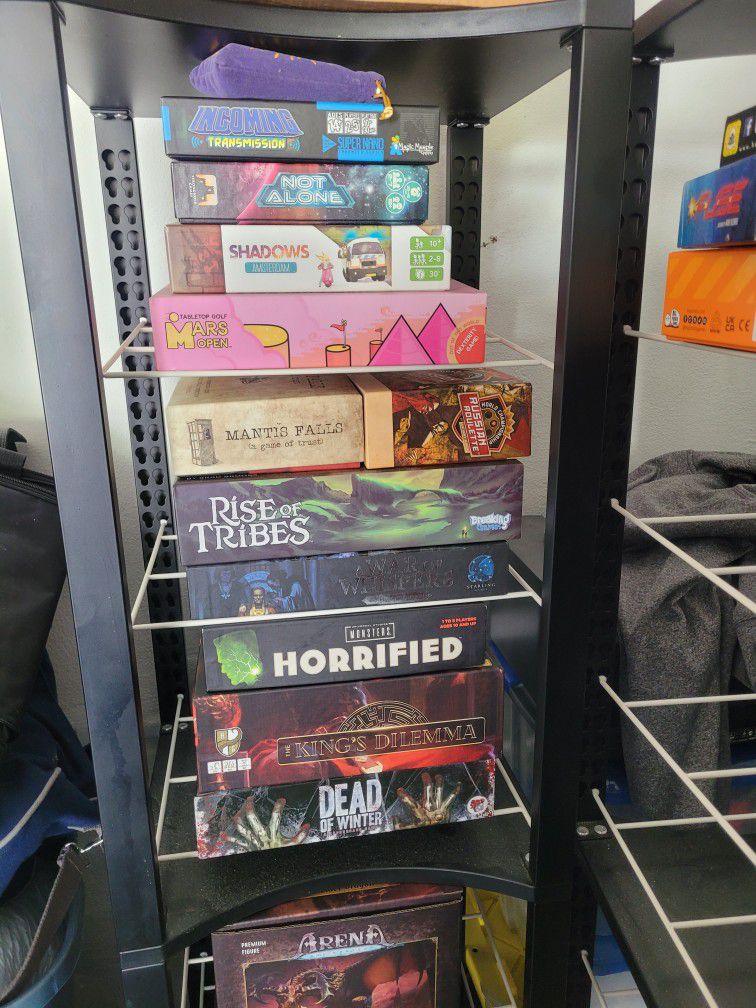 Full Board Game Plus 2 Shelves Clear Out. 