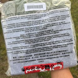 Supreme arabic box logo  tee grey size medium