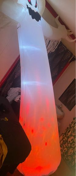 Giant Halloween Inflatable Ghost with LED Lights