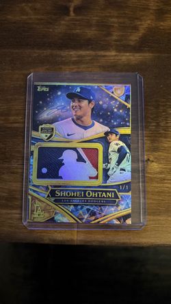 Custom Patch Auto Shohei Ohtani Art card