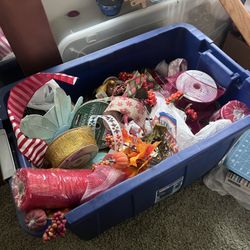 misc. Fall,winter and Christmas wreath making items..mostly new. If your thinking about making wreaths here you can save a lot of money. $100 irondequ