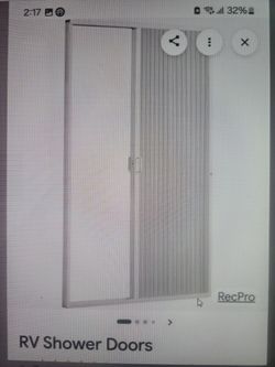 Irvine Shade and Door Pleated Foldingshower door short