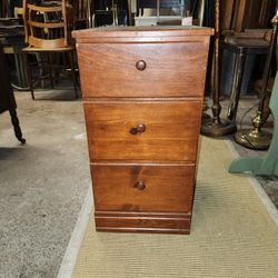 Charming Three (3) Drawer Nightstand 