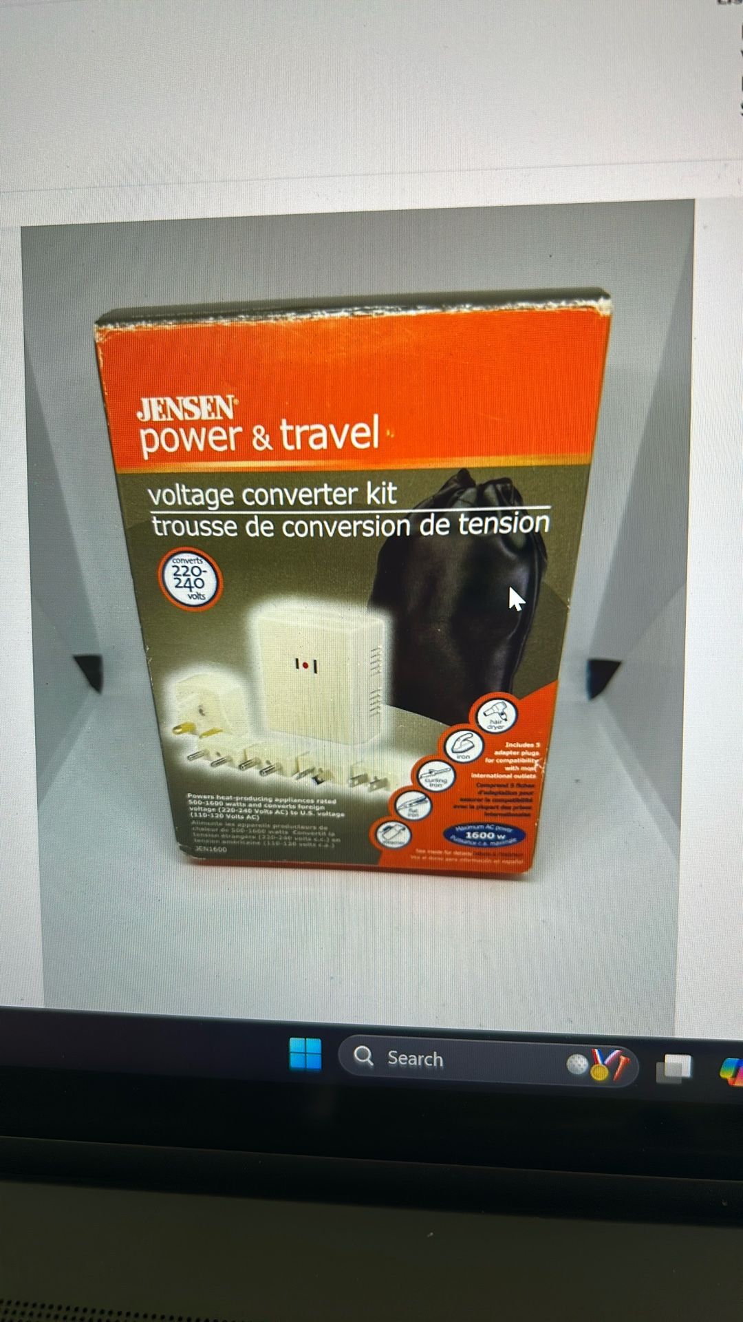 Jenson Power & Travel Voltage Converter Kit
