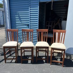 4 Dining Chairs (need cleanup) 24” to seat