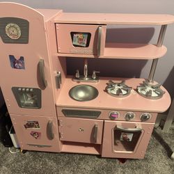 Pink Play Kitchen 