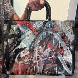 Coach x Mint + Serf Rogue 39 Large Leather Tote