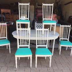 Thomasville Hollywood Regency Dining room Table Set 