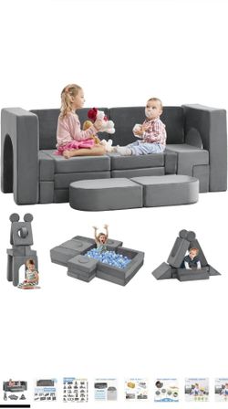 New  22Pcs Modular Play Couch Floor Sofa