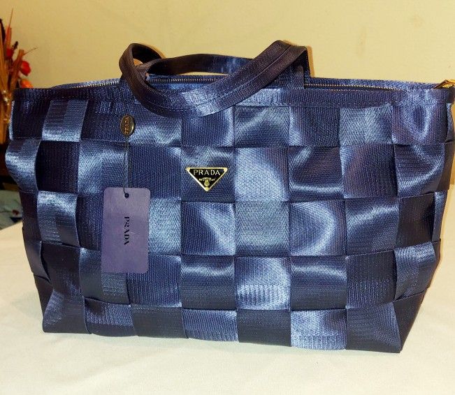 NEW TOTE NAVY BLUE BAG FROM DUBAI