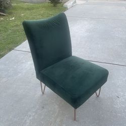 Green Velvet Chair
