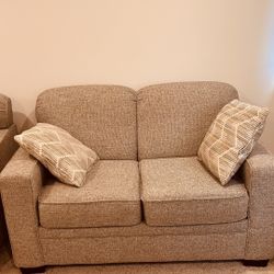 Love Seat And Couch Set