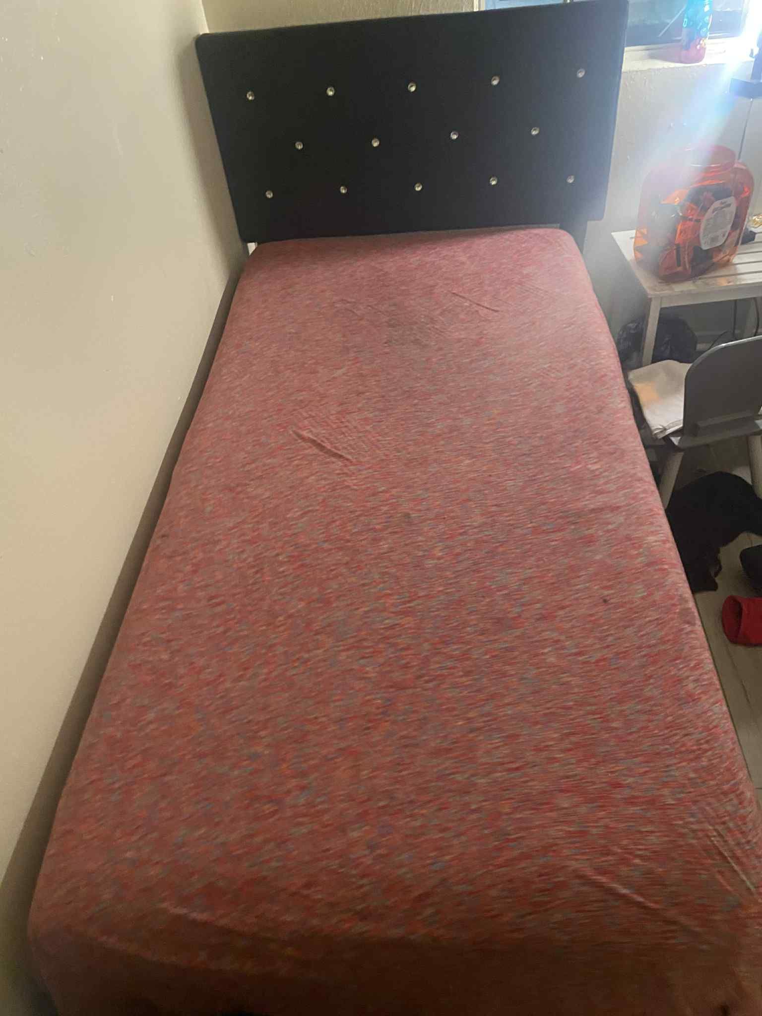Suade Twin Size Bed