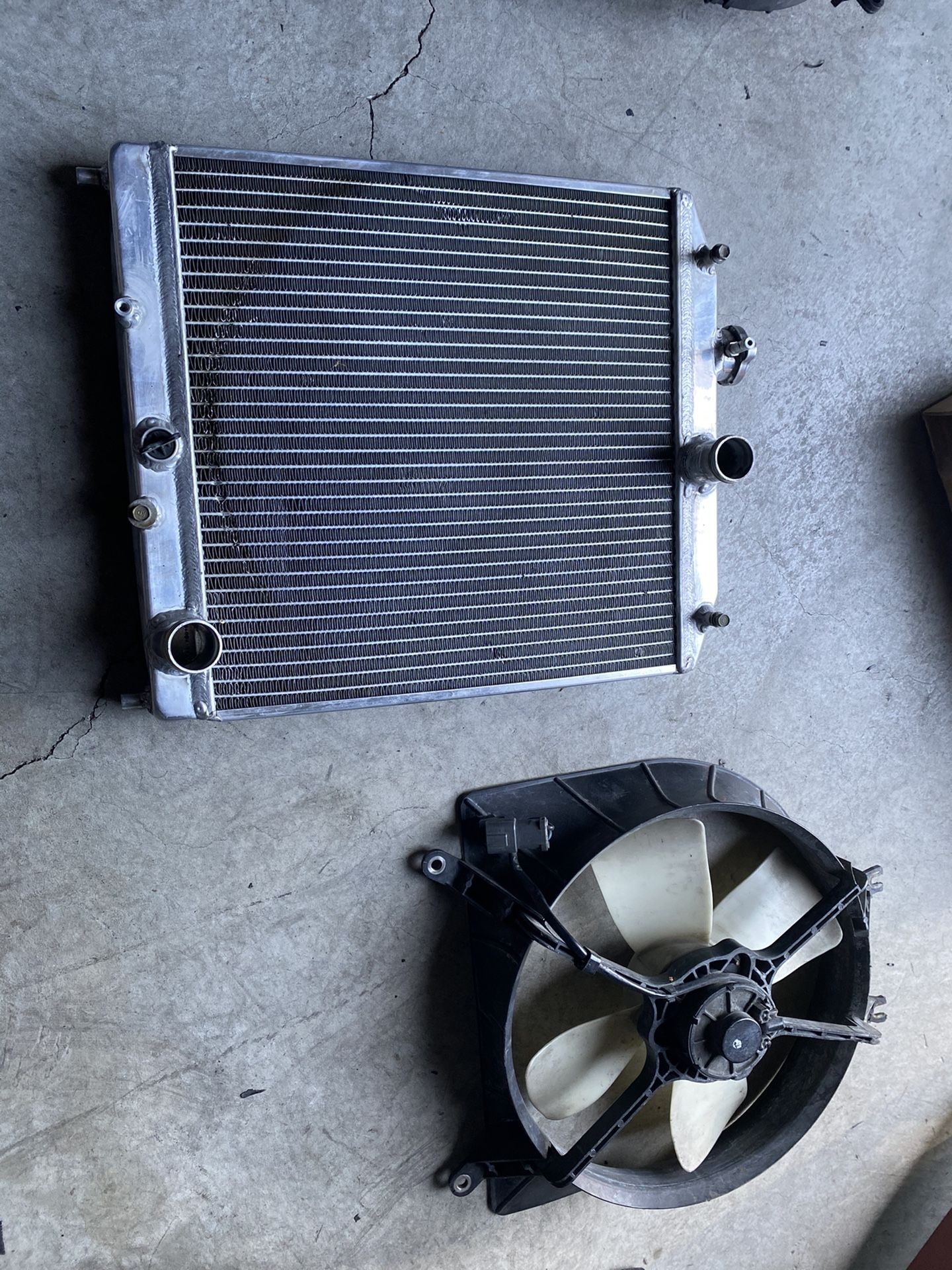 92-95 Civic EG radiator and fan