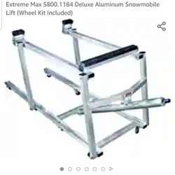 Pro Series Aluminum Snowmobile Lift With Wheel Kit