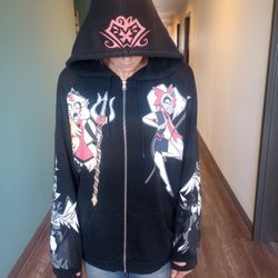 Hazbin Hotel Hoodie Medium Woman's 