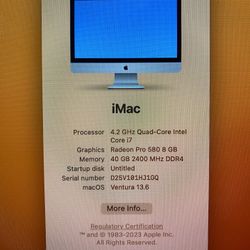 2017 27-inch iMac With Retina 5K Display