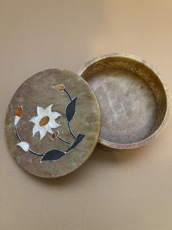 Vintage Floral Jewelry Box