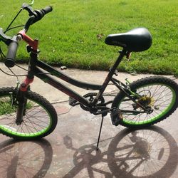 Kids Bike with Green Rims 20' Wheels