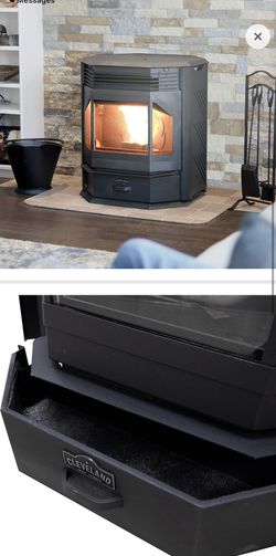 10- Cleveland Iron Works PSBF66W-CIW Bayfront Pellet Stove, WiFi Enabled,  66 lb Hopper, Black for Sale in Auburn, WA - OfferUp