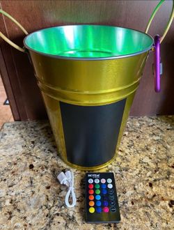 LED Tip/Ice Bucket w/ Remote, Powerbank & Carabiner