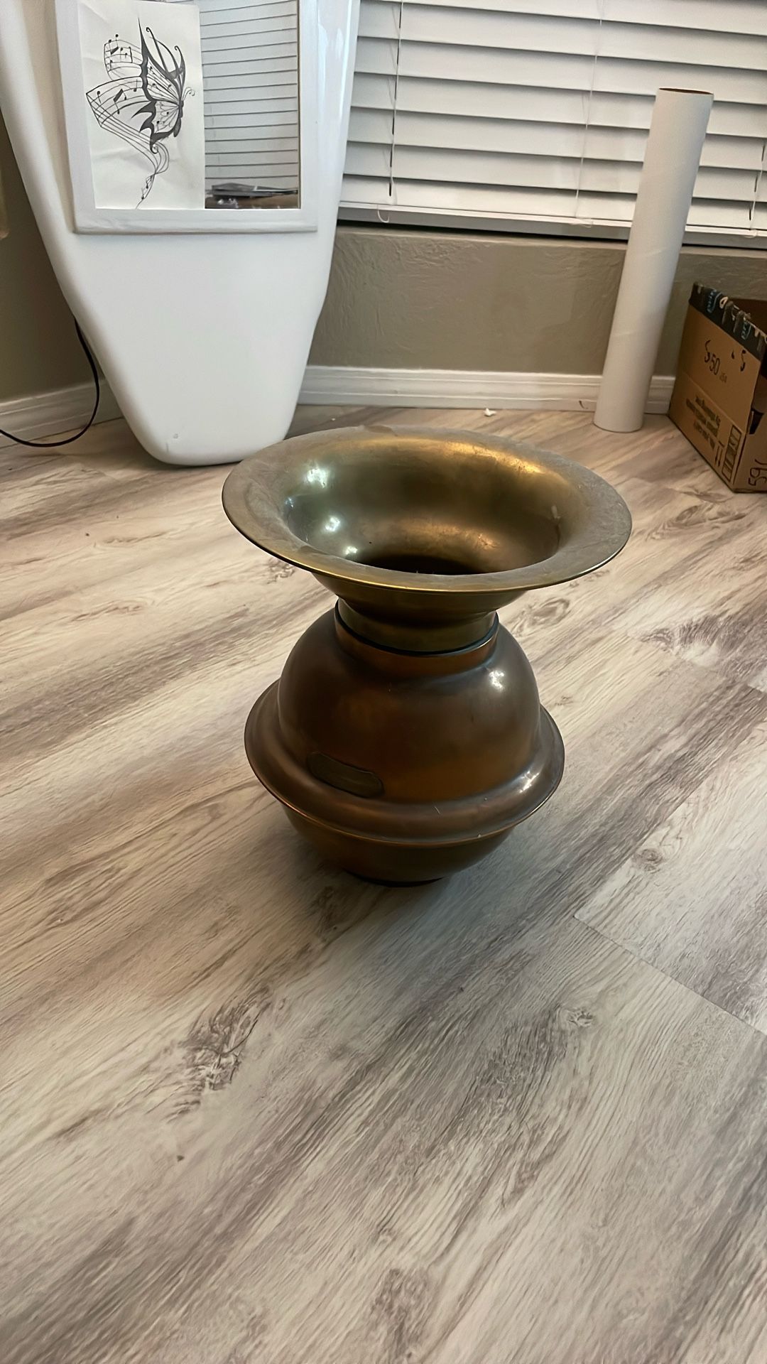 Vintage Cowboy Spitting Can