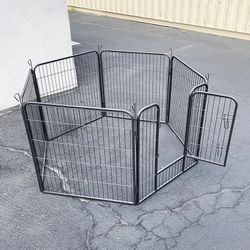 Brand New $85 Heavy Duty 32” Tall x 32” Wide x 6-Panel Pet Playpen Dog Crate Kennel Exercise Cage Fence 