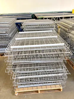 42 x 46 in Pallet Rack Wire Decking Steel Shelf Panels Lot of 50