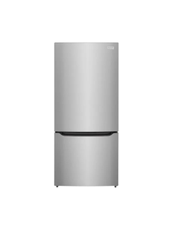 Frigidaire - Gallery 30 in. 20.3 cu. ft. Bottom Freezer Refrigerator in Smudge-Proof Stainless Steel with Internal Water Dispenser