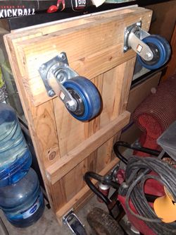 Large oversized homemade dolly's