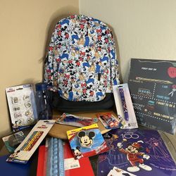 Mickey Mouse 🖤Back To School Basket 
