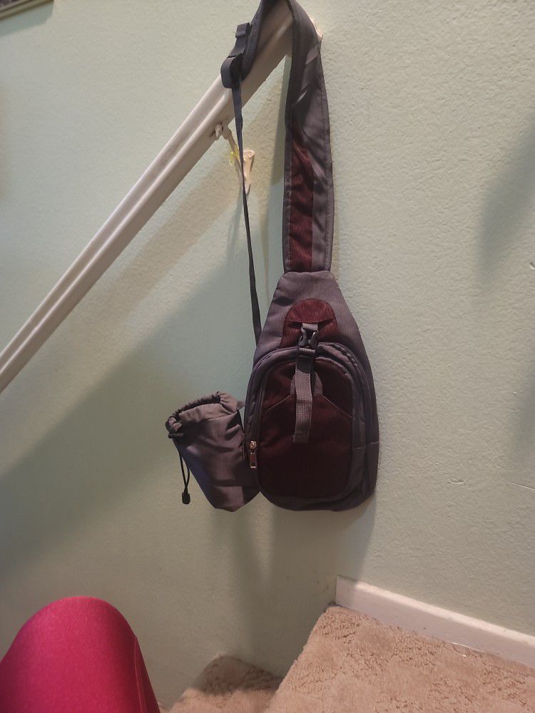 Crossbody Purse With Bottle Carrier