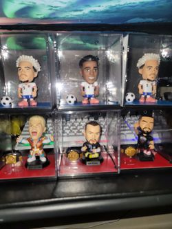 selling these wwe and soccer figures