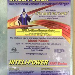  12 volt 80 amp Power Converter / Charger with Remote
