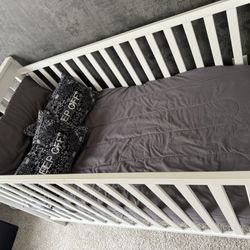 White Baby Crib 