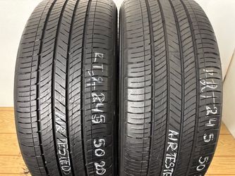 2 tires 245 50 20 Kumho crugen hp71 high tread