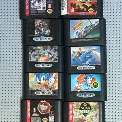 Sega Genesis Game Lot 