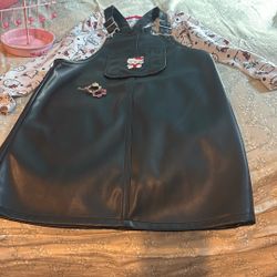 Hello Kitty's  Size 5 Girls Faux  Leather Jumper Bundle
