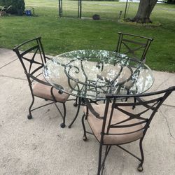TABLE AND 3 CHAIRS for Sale