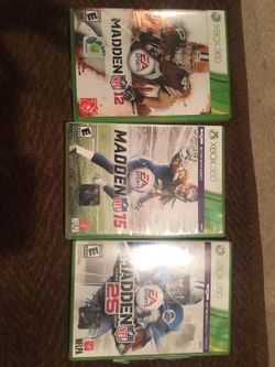 Madden NFL Games Xbox 360