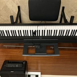 Yamaha P-45 88-Key Digital Piano INCLUDES SEAT, CONNECTER, AND STAND