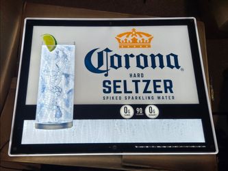 Corona seltzer LED sign