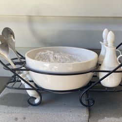 Salad Serving Bowl Set